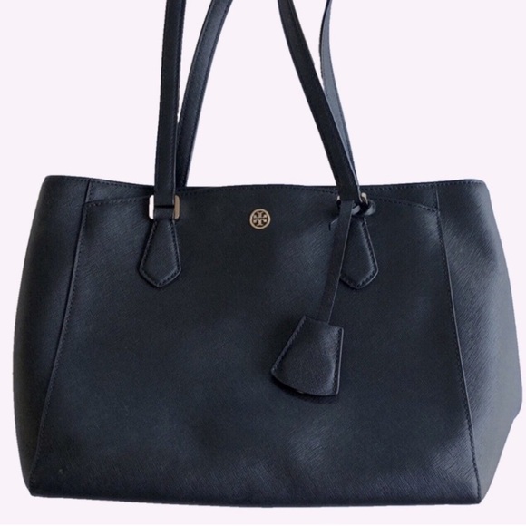 TORY BURCH Shoulder Robinson Tote Bag, GUC - Picture 1 of 10